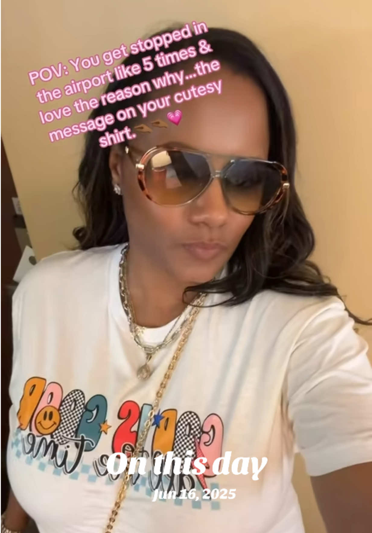 TikTok post by an influencer for For Her By Her Brand. Caption reads: #onthisday It’s always @FOR HER BY HER BRAND for....