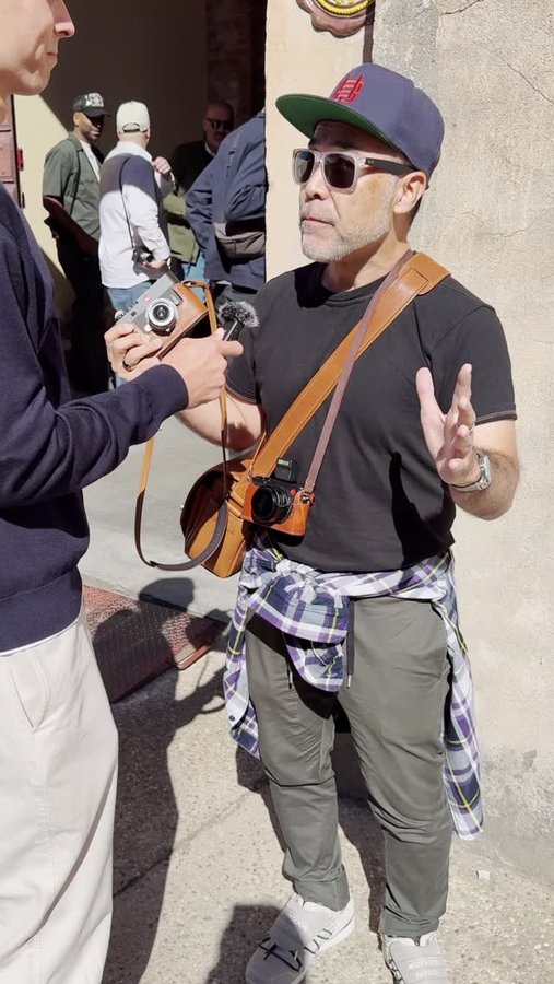 Instagram post by @bigheadtaco for Leica Camera. Caption reads: Take Kayo (@bigheadtaco) shares some great advice....