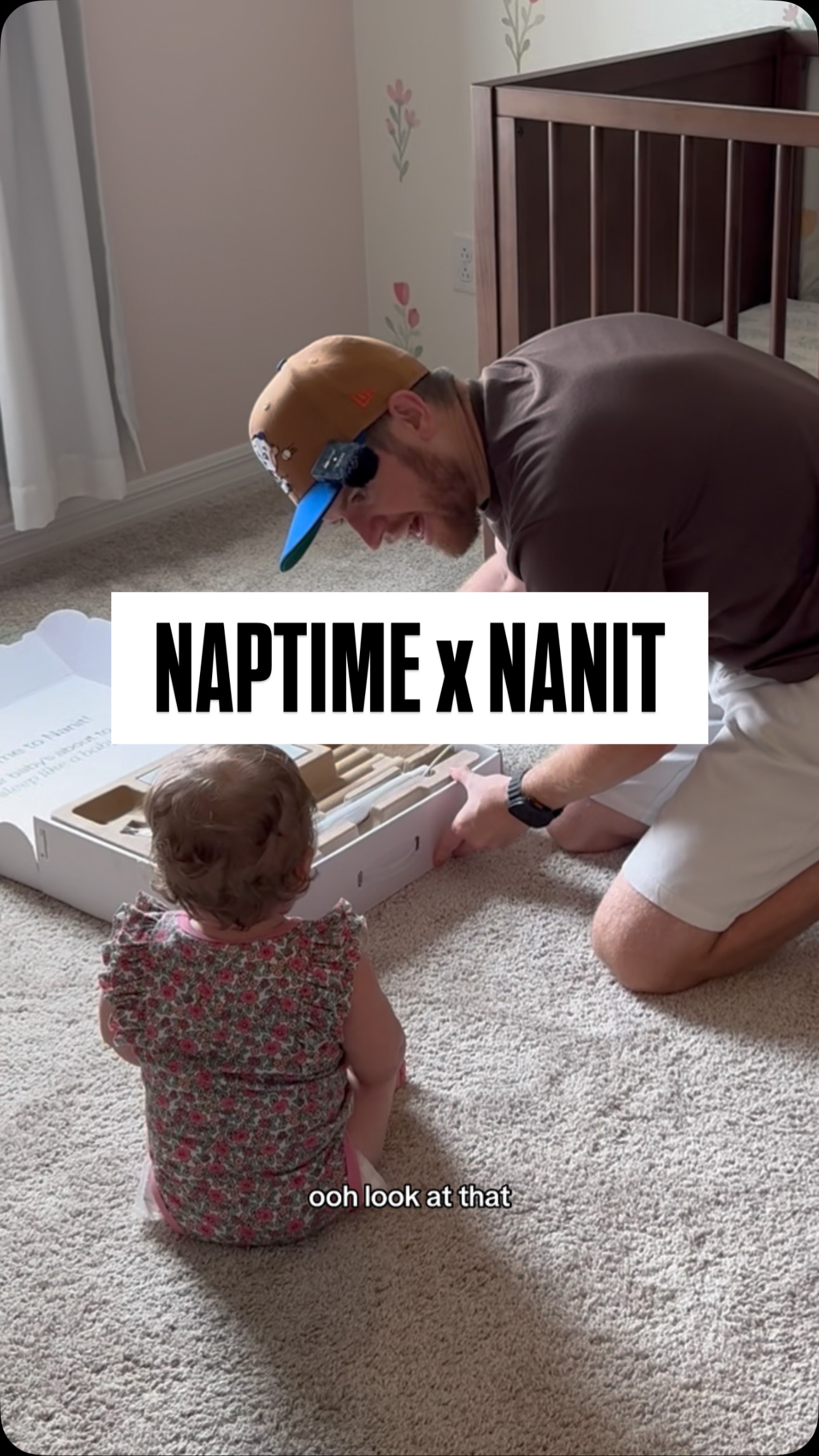 Instagram post by @christian__toth for Nanit. Caption reads: [...] than peace of mind after bedtime 😴....