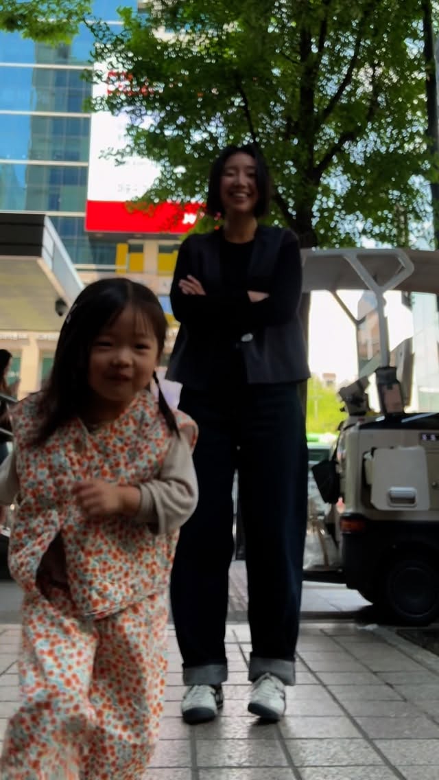 Instagram post by @esthersoyunpark for Native Shoes. Caption reads: Most of our outfits are from Korea but will link....