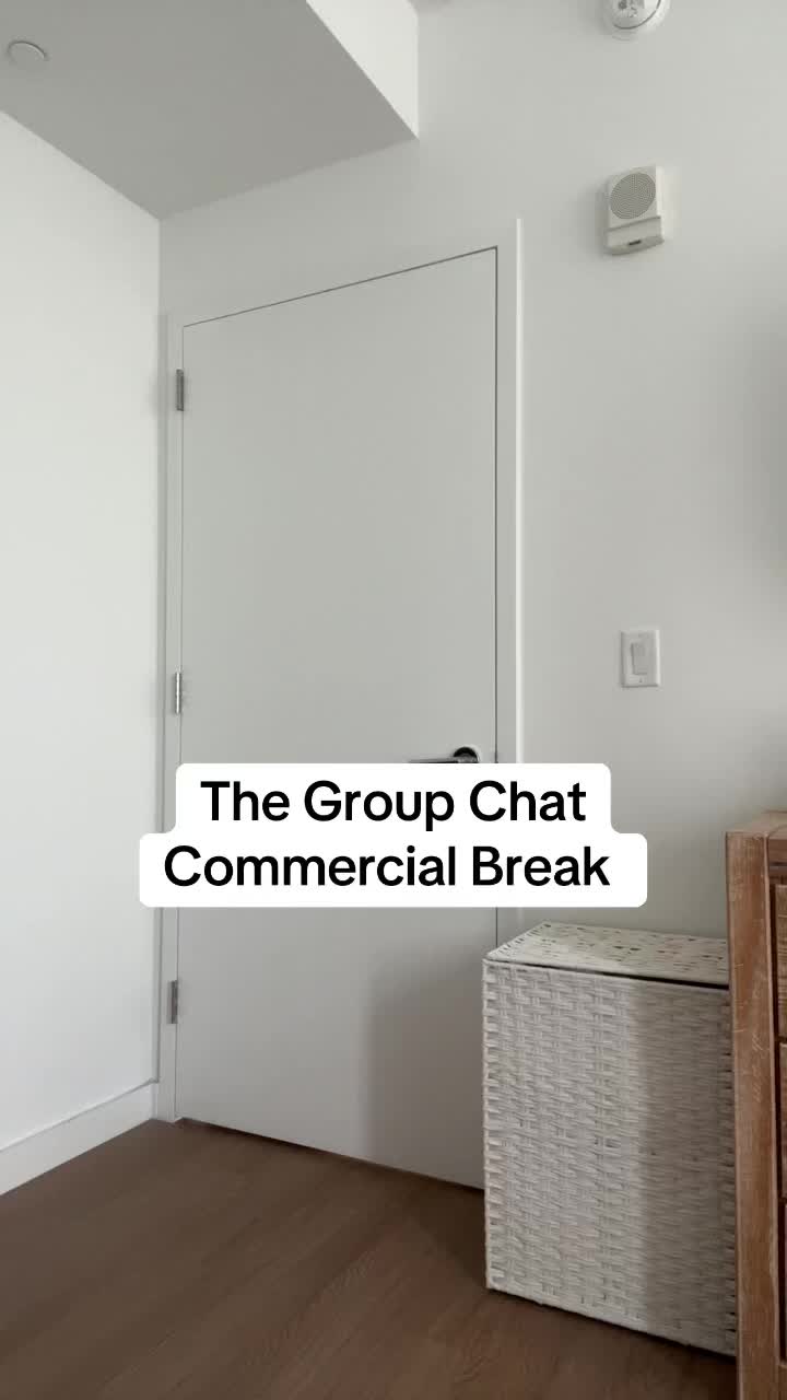 TikTok post by @thatgirlsydjo for Domino's. Caption reads: We interrupt this group chat for a much needed....