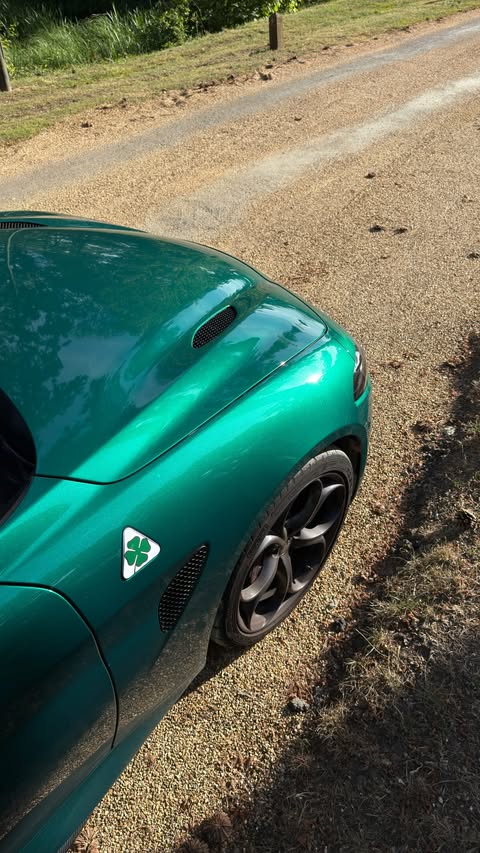 Instagram post by @georgecolbeanu for Alfa Romeo. Caption reads: [...] I’ve spent a whole week with the....