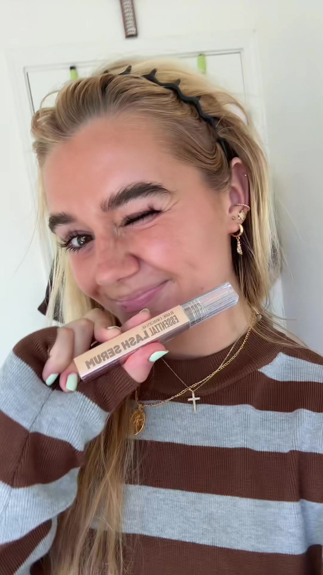 TikTok post by @maddie.eppe for Babe Original. Caption reads: I don’t know what I’d do without @Babe Original....