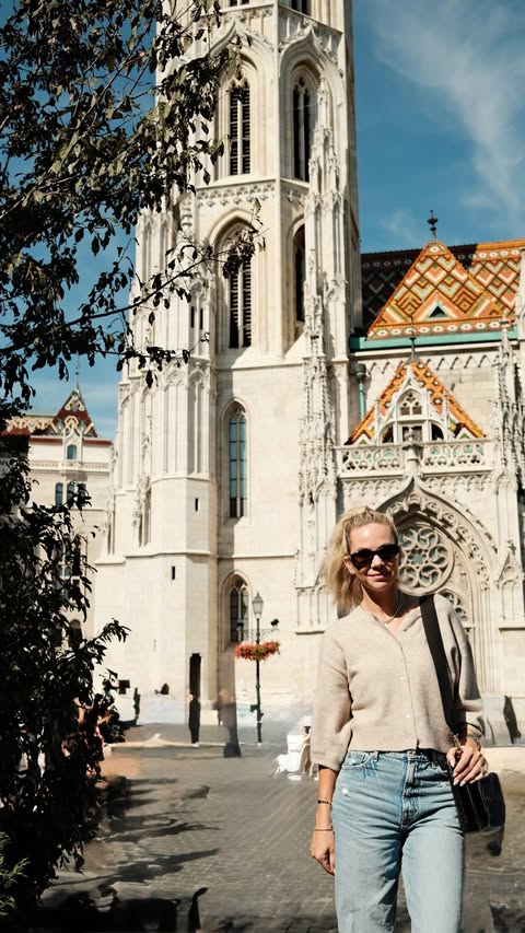 Instagram post by @mccalldapron for MyFitnessPal. Caption reads: [...] ✨ #Budapest #slomwoc #europetrip....