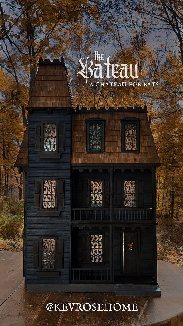 Instagram post by @kevrosehome for DecoArt. Caption reads: 🦇𝔴𝔢𝔩𝔠𝔬𝔪𝔢 𝔱𝔬 𝕿𝖍𝖊 𝕭𝖆𝖙𝖊𝖆𝖚🦇

For....