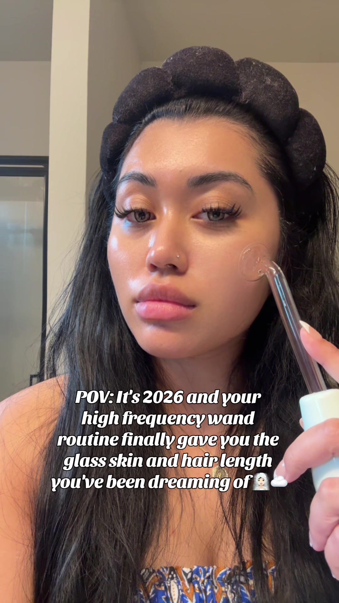 TikTok post by @vynessa_ for Pure Daily Care NuDerma Wand. Caption reads: [...] ingredient 🫧 I'm using the @Pure Daily Care....