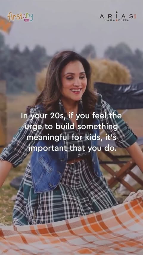 Instagram post by @worldofarias for FirstCry. Caption reads: Thinking ahead in your 20s starts with choosing....