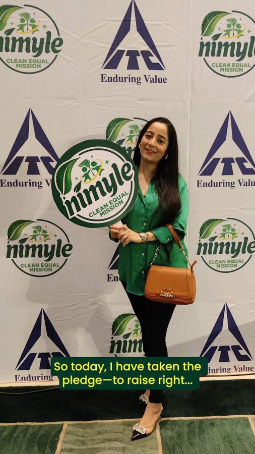 Instagram post by @tiny_cuddles25 for Nimyle. Caption reads: The @nimyleofficial Clean Equal Mission is giving....