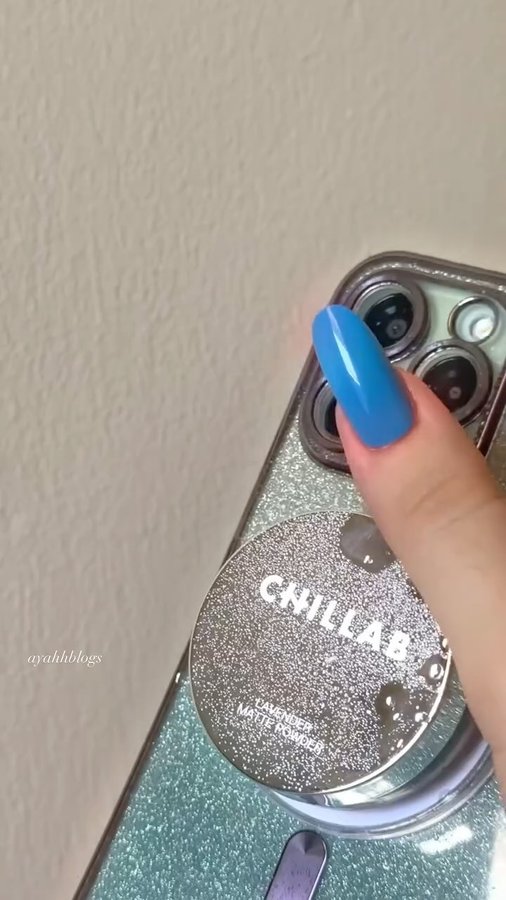 Instagram post by @ayahhblogs for CHILLAB. Caption reads: Found the perfect mini Oil control Chillab....