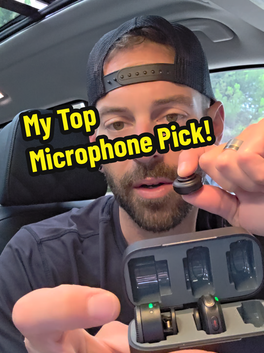 TikTok post by @shop_with_kennyg for MAONO. Caption reads: Maono wireless microphones sound so [...].