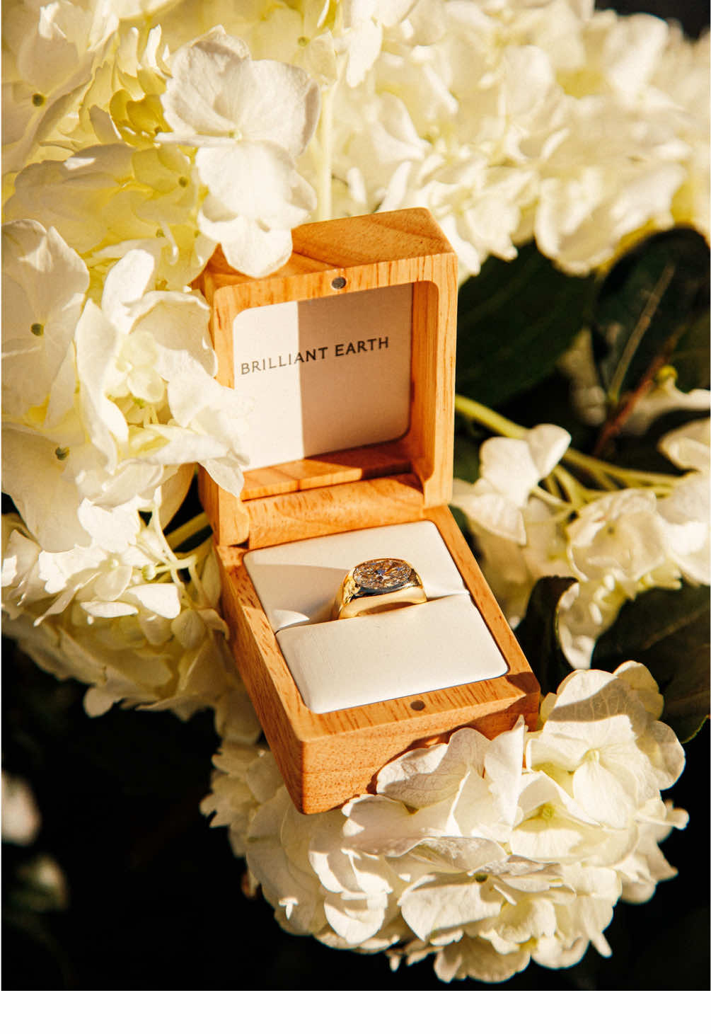 TikTok post by @carly_shapiro for Brilliant Earth. Caption reads: [...] I spent months working with @Brilliant Earth....