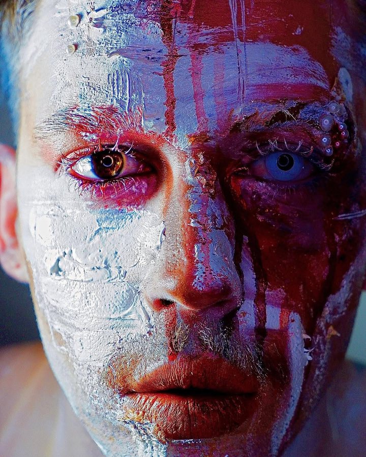 Instagram post by @easthope_fx for Snazaroo. Caption reads: ART: @bibianna.does.makeup collab 
-
Was much fun....