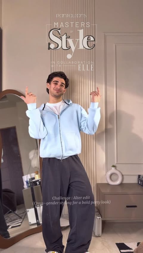 Instagram post by @shivhumm for Pantaloons. Caption reads: [...] is my take on being best....