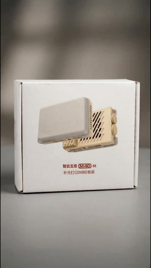 Instagram post by @sparkle_films for ZHIYUN. Caption reads: Unboxing the @zhiyun_usa M40 SE Combo Pocket....