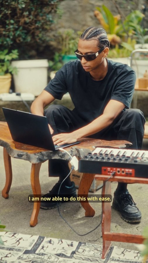 Instagram post by @temry for Qualcomm. Caption reads: a few weeks ago I asked you guys which genres to....