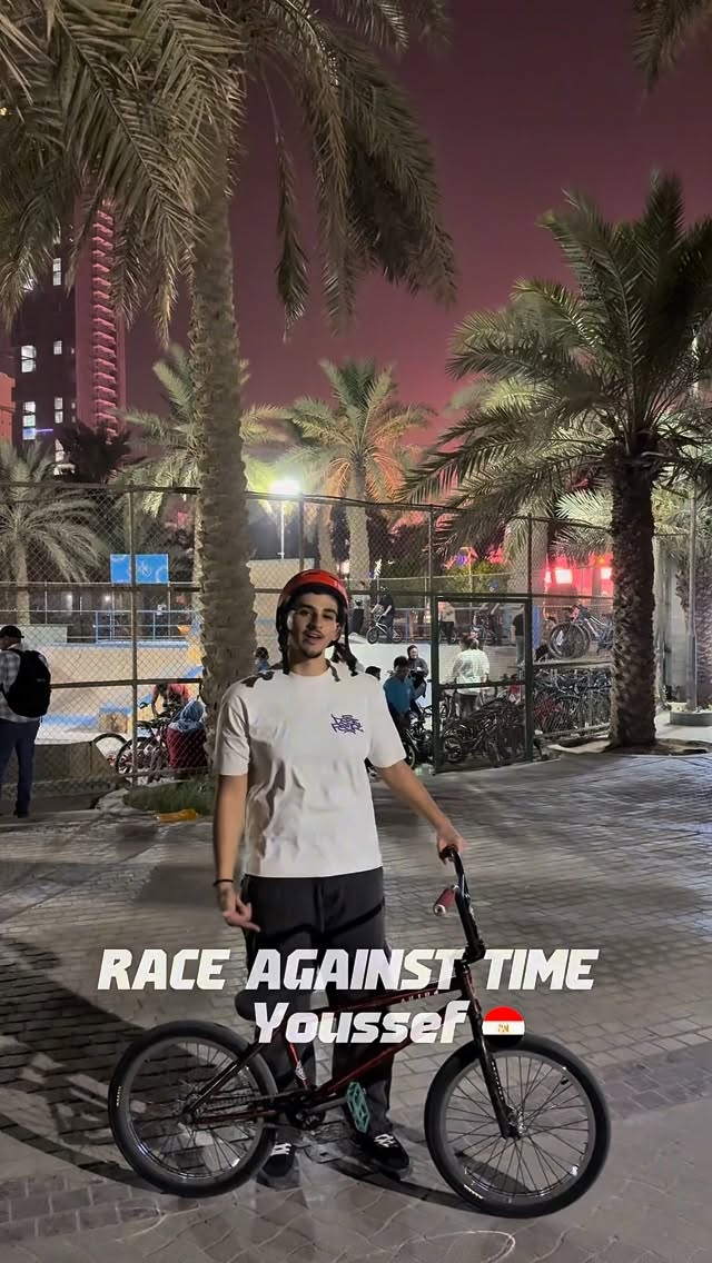 Instagram post by @y__bmx for TISSOT. Caption reads: [...] time runs out 💪🏼

@ucibmxfreestyle....