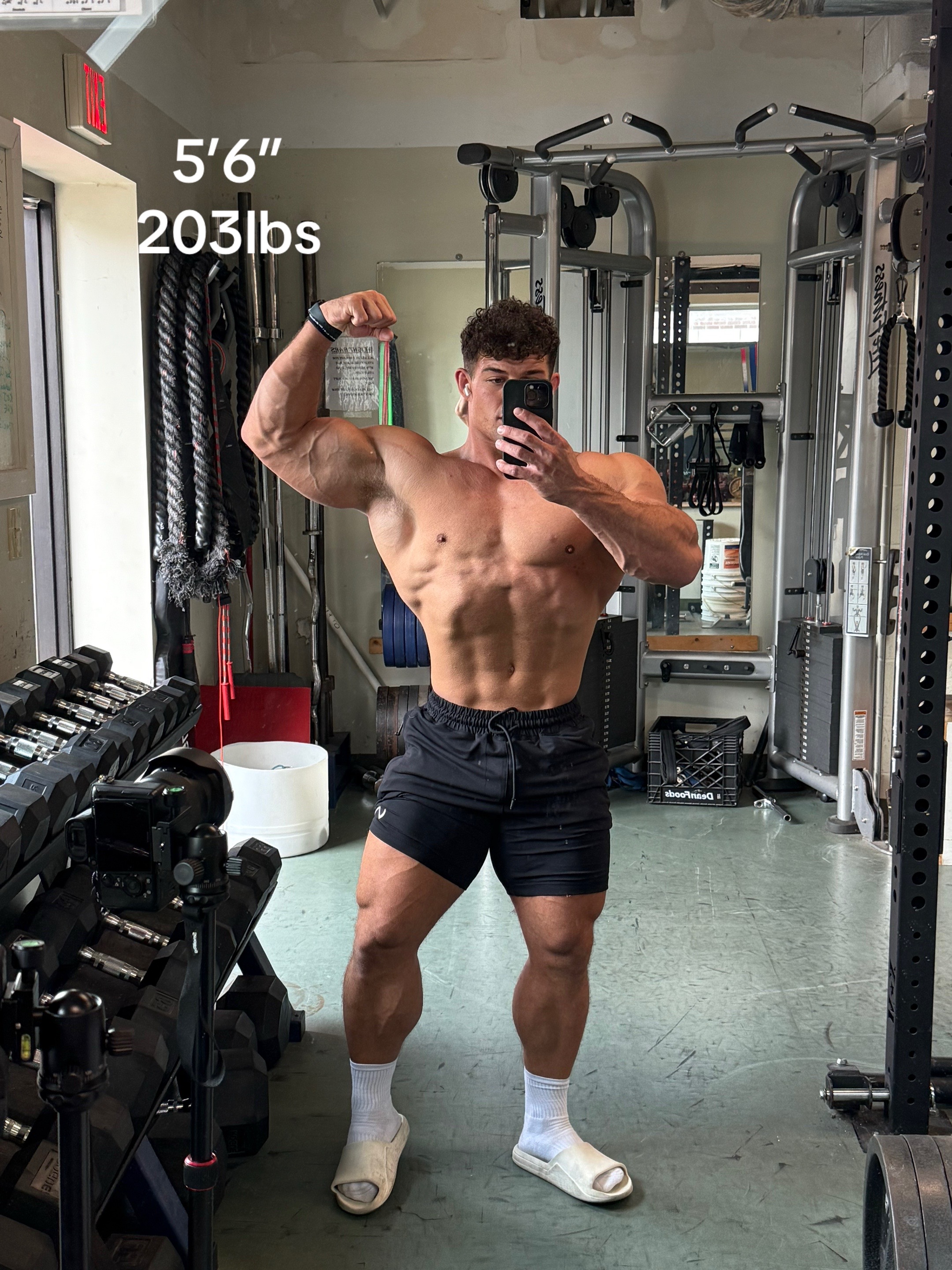 TikTok post by @leo.spremulli for Evogen Nutrition. Caption reads: Offseason going strong.  @Evogen | LEO #god....