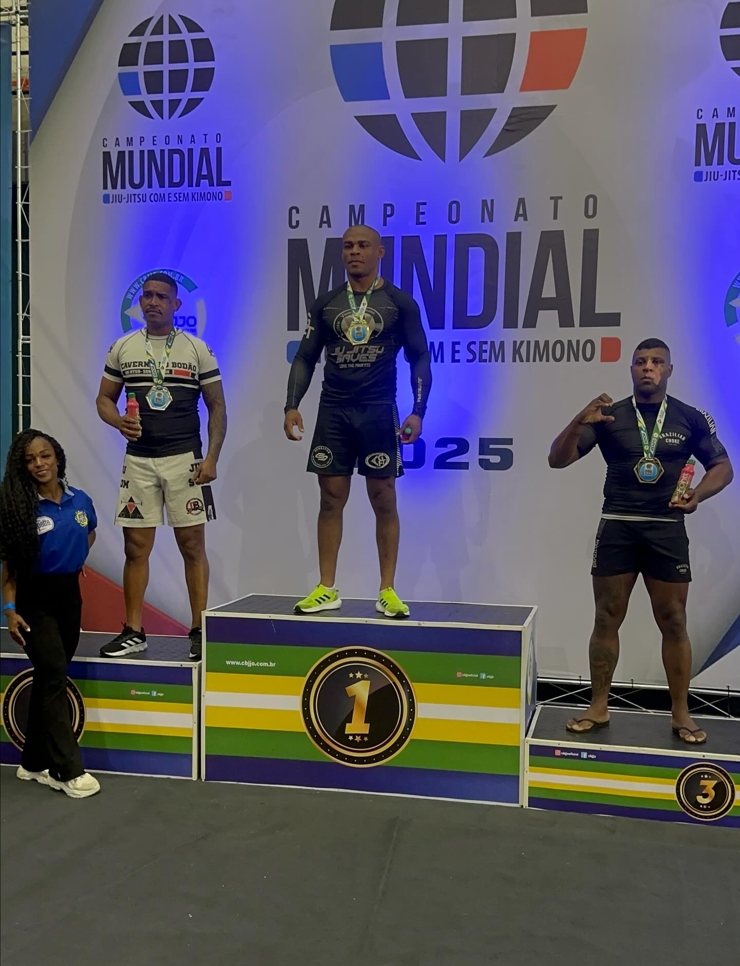 Instagram post by @moreira.bjj19 for Badboy. Caption reads: Campeão Mundial no gi @cbjjooficial @gfteammerck....