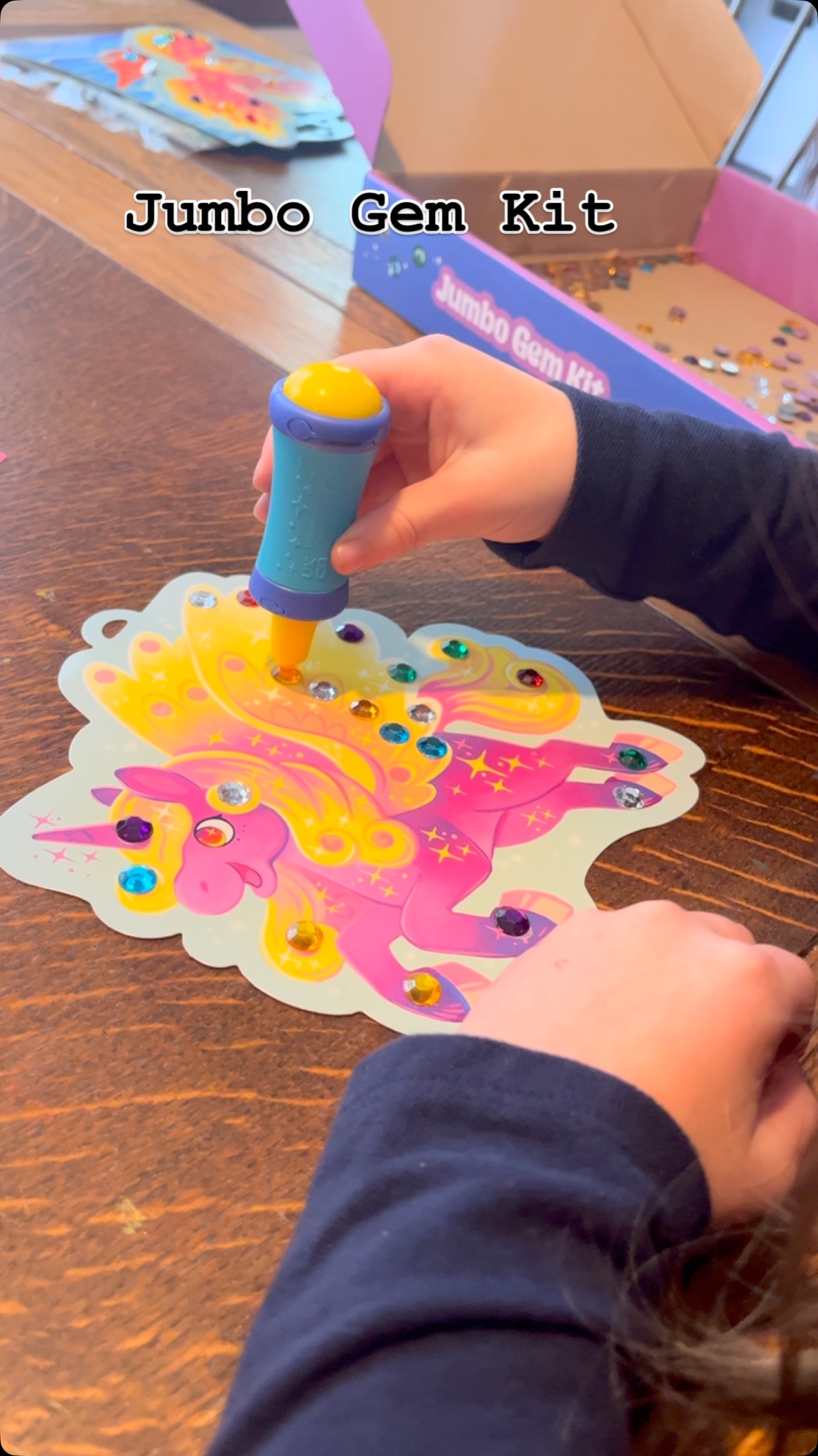 Instagram post by @faith_eppers for Educational Insights. Caption reads: We have been loving this Jumbo Gem Kit and can’t....