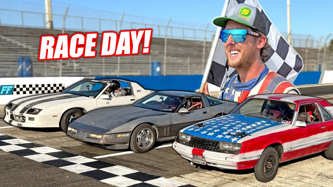 YouTube post by @CleetusM for Holley. Caption reads: Cheap Muscle Car Challenge Part 4.