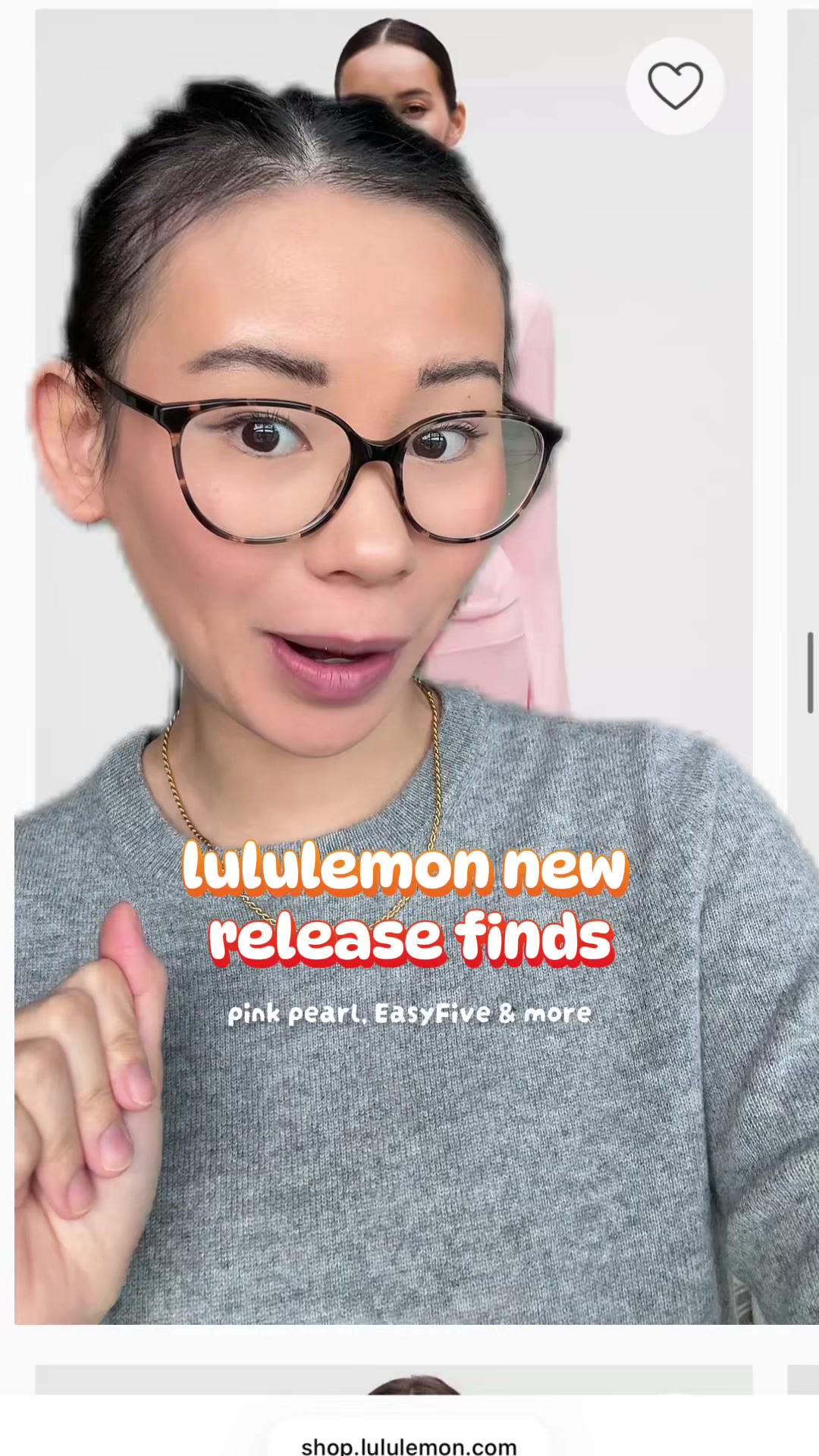 TikTok post by @gabilemoine for lululemon. Caption reads: Tons of new items are dropping @lululemon right....