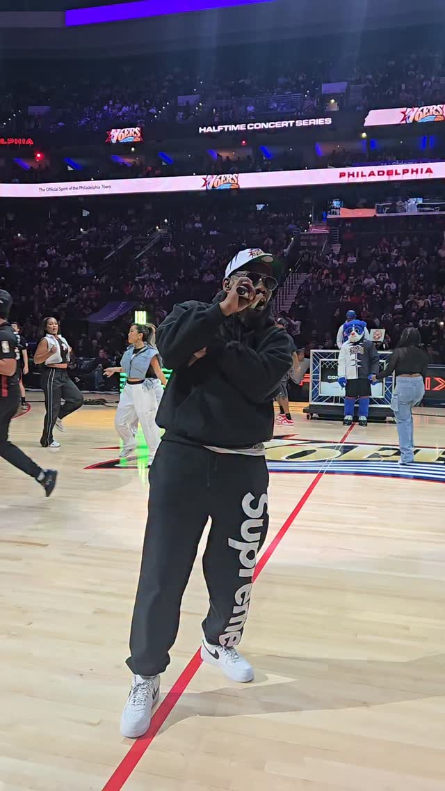 Instagram post by @minasaywhat for Live Nation. Caption reads: Halftime performance by the one and only....