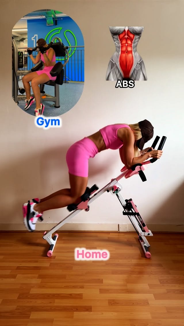 Instagram post by @diana_alexandrovaofficial for TOUSAINS. Caption reads: Full Body Workout at Home vs Gym 💪 @tousains....