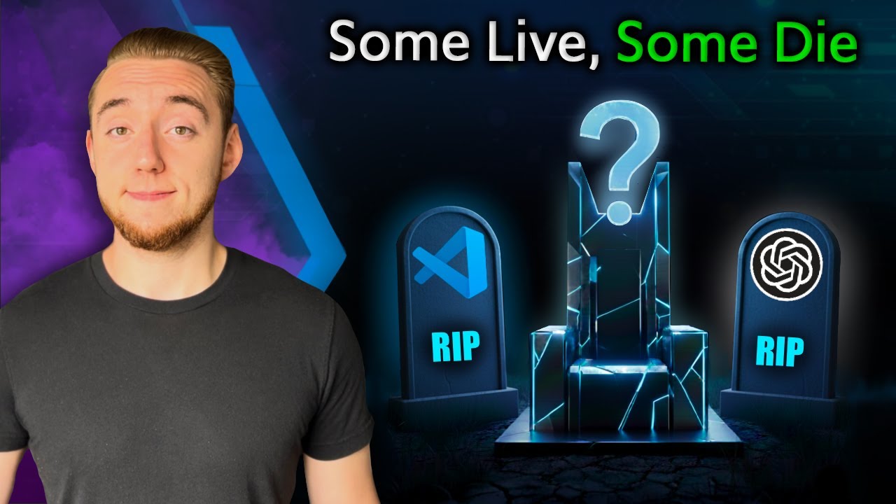 YouTube post by @ColeMedin for Coinbase. Caption reads: The Way We Use AI Will Completely Change in 2026....