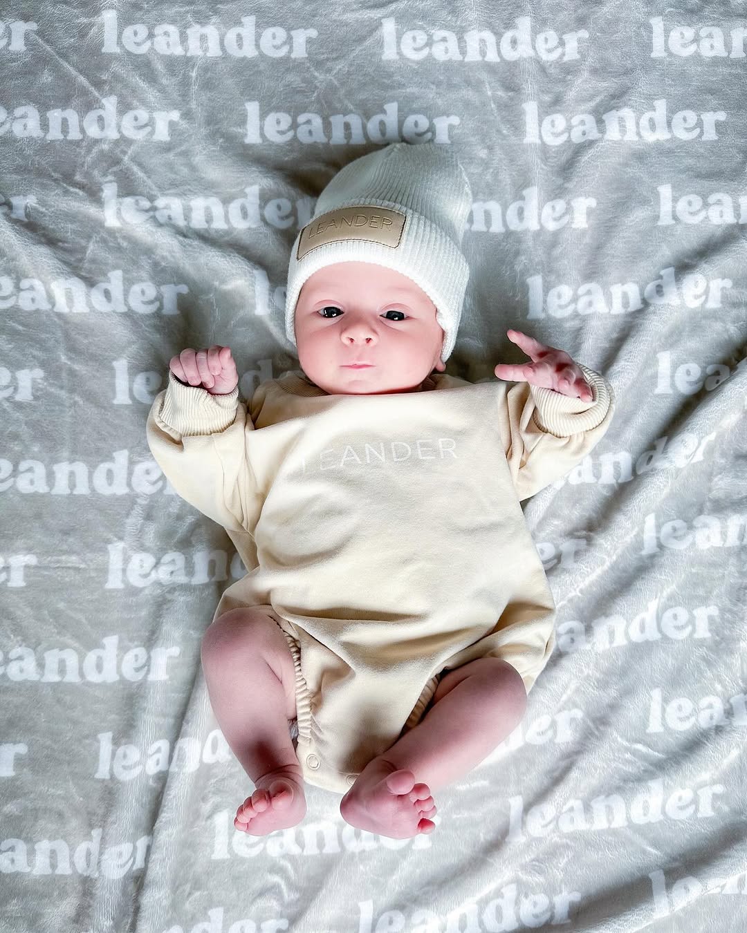 Instagram post by @suerose for Caden Lane. Caption reads: 3 weeks of Lee being in our life and 3 weeks that....