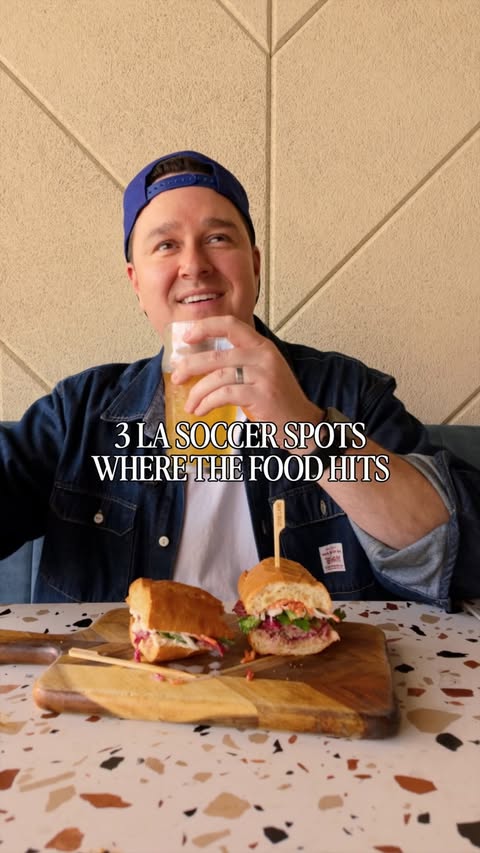 Instagram post by @hungryinla for American Express. Caption reads: [...] to go crazy 🔥 I partnered with....