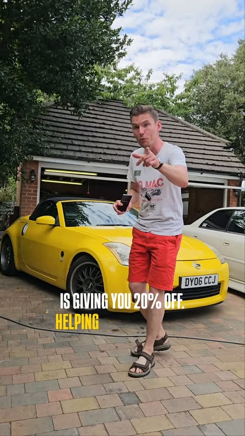 Instagram post by @adamc3046 for Carly Connected Car. Caption reads: Use BDAY20 to get 20% off your @carlyconnectedcar....