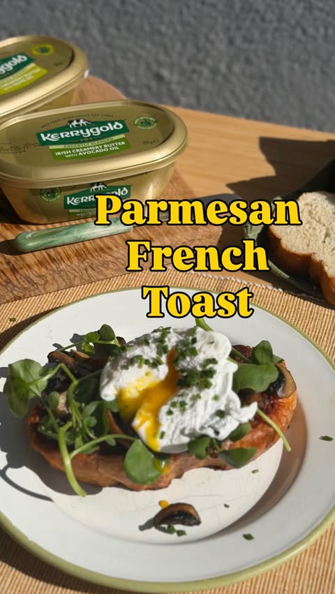 Instagram post by @gastrogays for Kerrygold. Caption reads: [...] French toast for brunch 🧈 Made with....