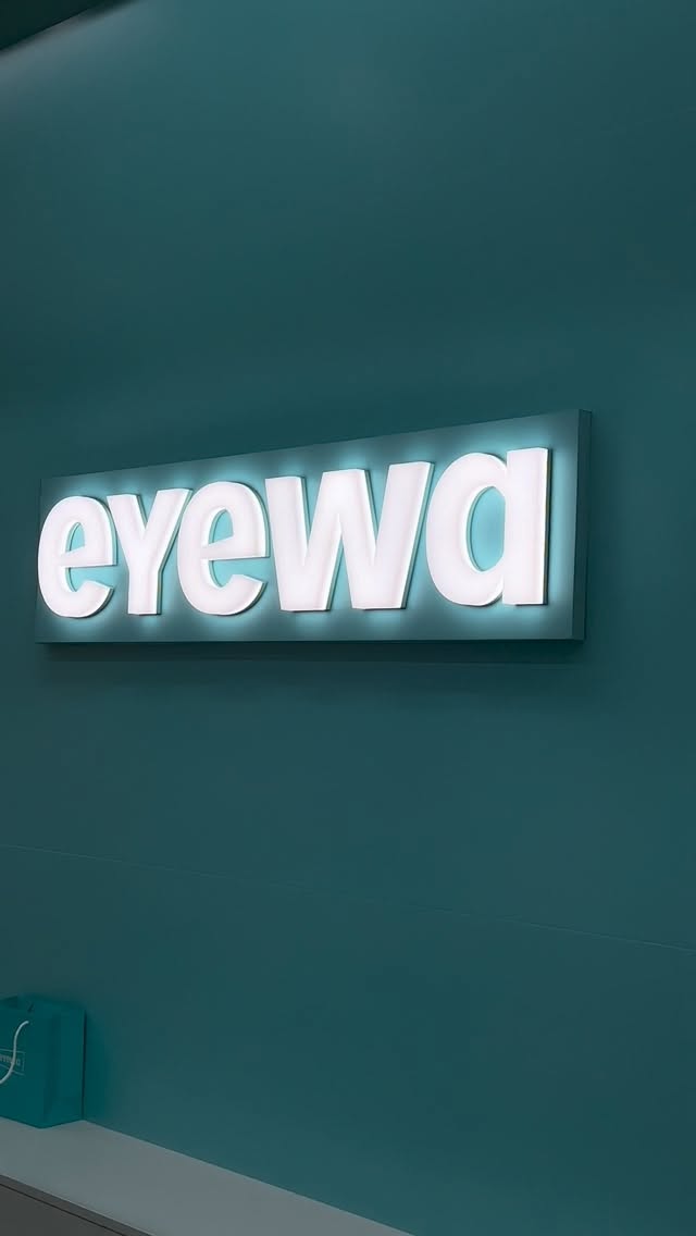 Instagram post by @haneena.reviews for eyewa. Caption reads: ✨ Get ready to glow this season with the Eyewa Pro....