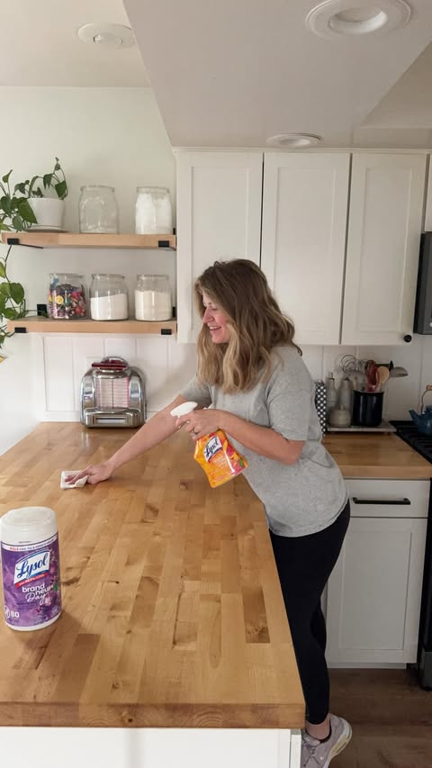 Instagram post by @cassiemhoffman for SheSpeaks. Caption reads: #ad The easiest way to keep our house feeling....