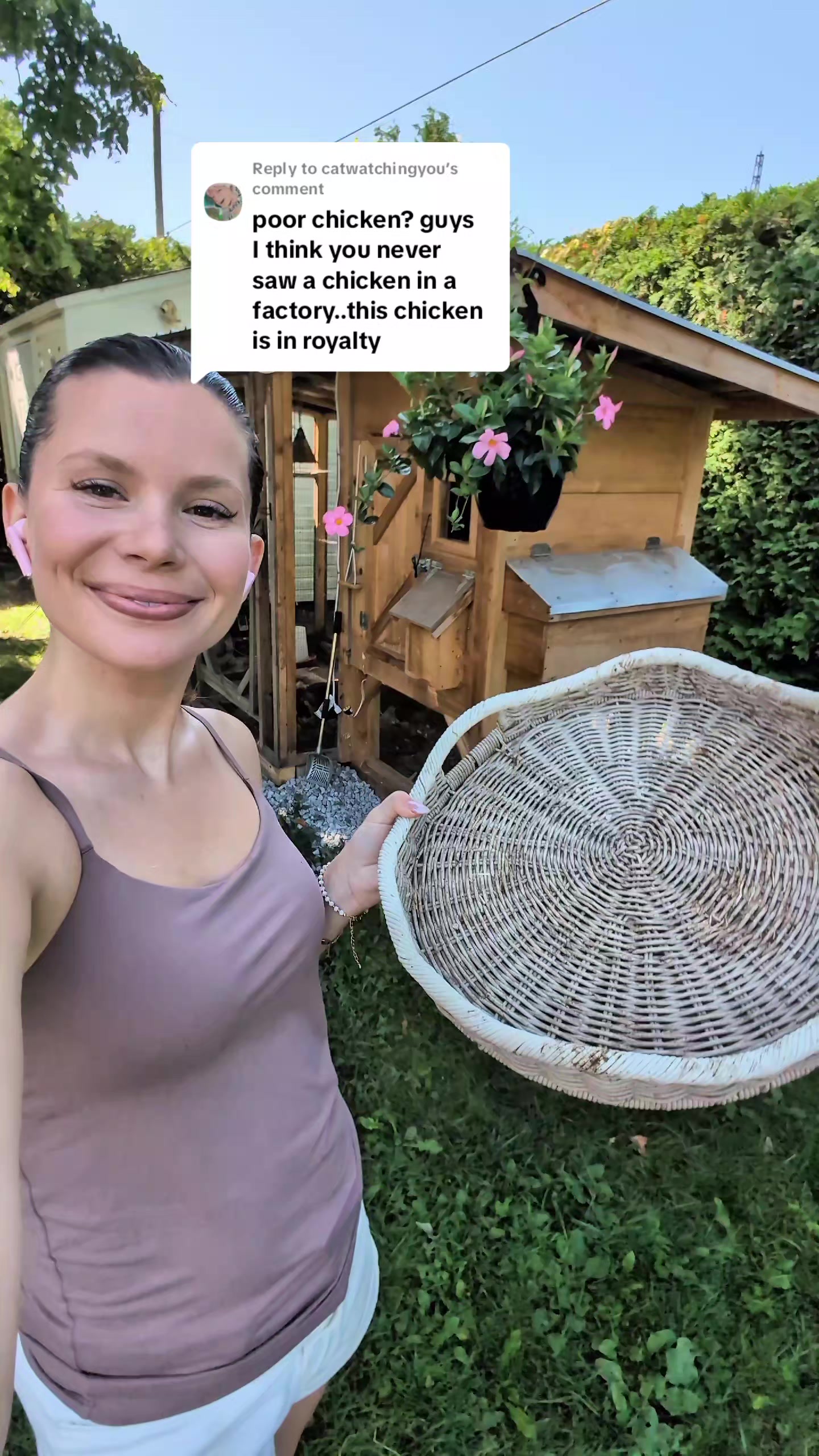 TikTok post by @cleaningwithgabie for From Our Place. Caption reads: Replying to @catwatchingyou Am I crazy, maybe a....