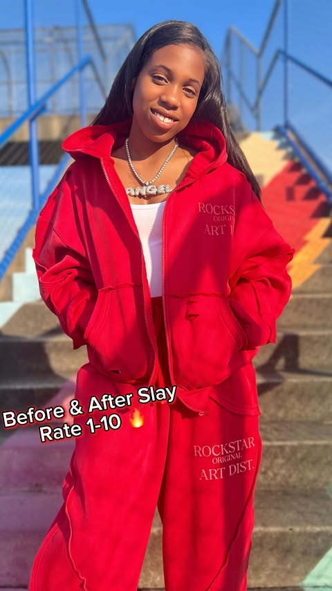Instagram post by @iamangeljoi for Rockstar Original. Caption reads: [...] SLAY‼️🤏🏽😤 Rate 1-10 👀⬇️ 🛍️....