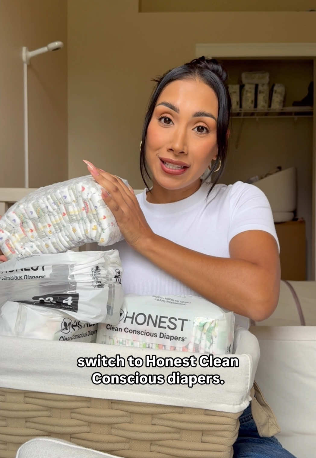 TikTok post by @yurilamasbella for Honest. Caption reads: What @Honest taught this seasoned parent: the new....