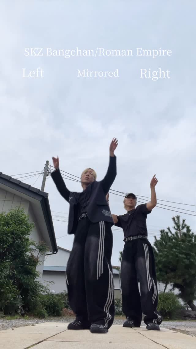 Instagram post by @hebi_kekke for Fendi. Caption reads: Stray Kids Bangchan X FENDI
"Roman Empire"Dance....