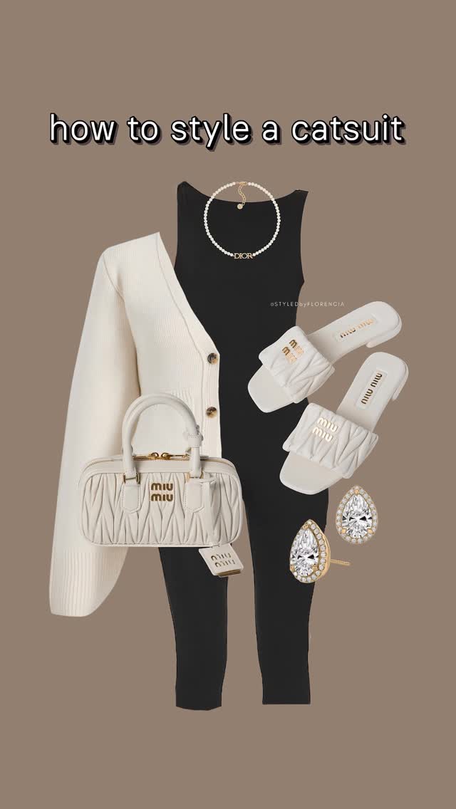 Instagram post by @styledbyflorencia for AFRM. Caption reads: [...] styling staple, this one-piece by @shop.afrm....