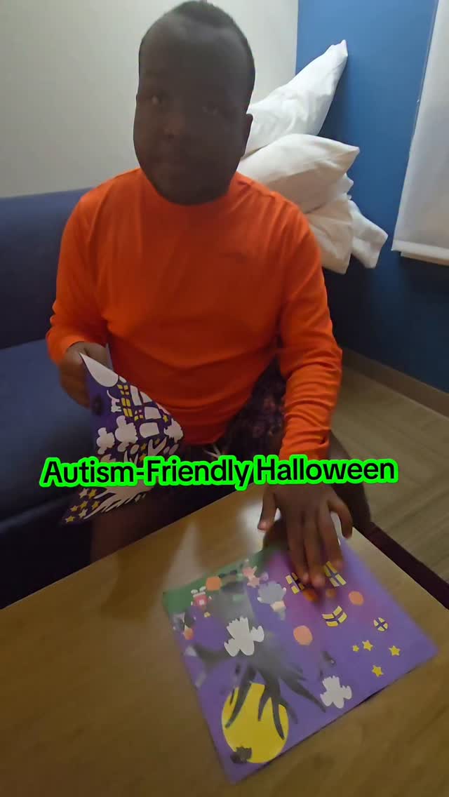 Instagram post by @dariuskingofstimming for Oriental Trading. Caption reads: Autism Friendly Activity 
@orientaltrading.