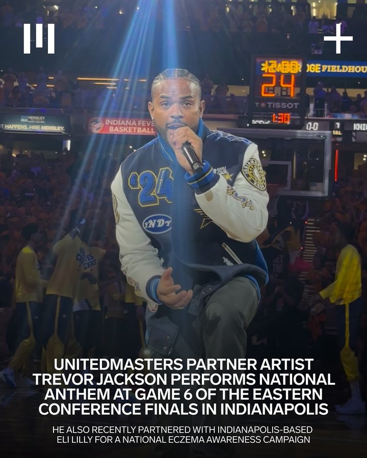 Instagram post by @trevorjackson5 for UnitedMasters. Caption reads: UnitedMasters Partner Artist @trevorjackson5 [...].