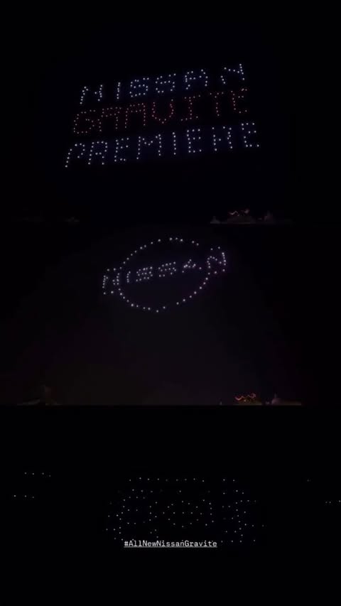 Instagram post by @shreya090385 for Nissan. Caption reads: [...] Gravite in the sky is something else.....