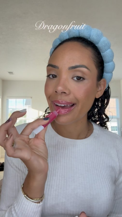 Instagram post by @demischweers for Well People. Caption reads: Just tried the new @wellpeople Poutlove Lip Balm....