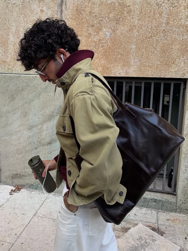 Instagram post by @haval.sd for Stanley 1913. Caption reads: [...] in olive green & burgundy @stanley1913_brand....