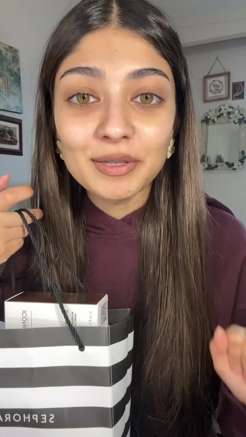 Instagram post by @maham.mlk for ICONIC LONDON. Caption reads: [...] the @sephora sale coming up!! @kohls....
