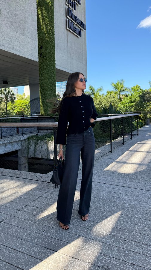 Instagram post by @valerialipovetsky for Paige. Caption reads: When life feels loud, I’ve learned to slow down. A....