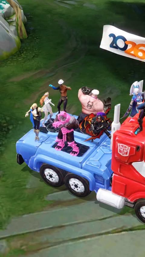 Instagram post by @dhan.cool for Mobile Legends. Caption reads: Welcome 2026 Mobile Legends 🔥 #MLBBFriendFest....