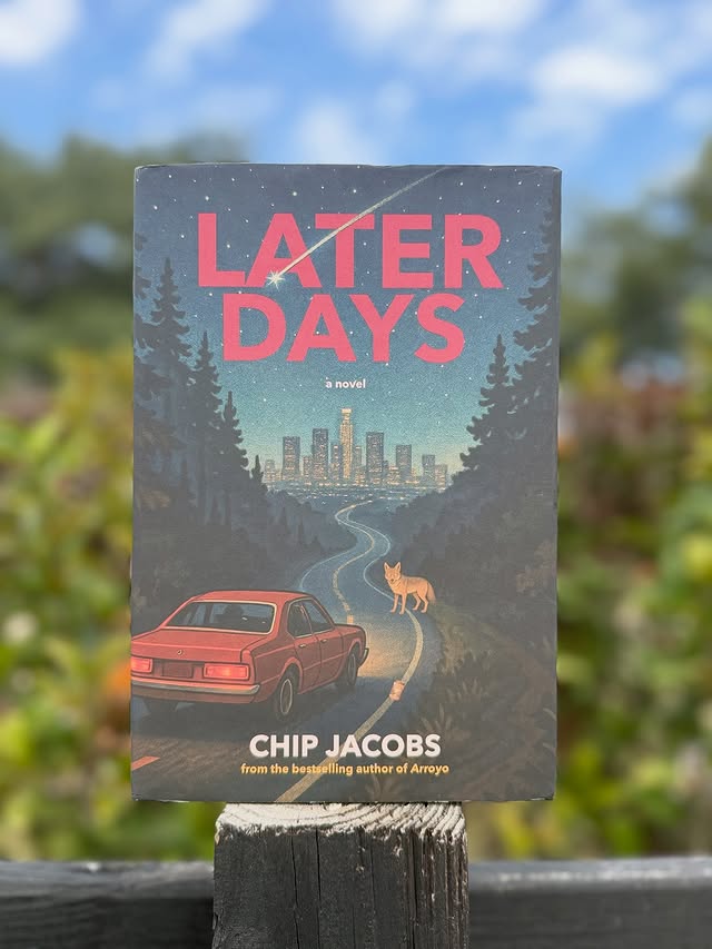 Instagram post by @dana.loves.books for TLC Book Tours. Caption reads: Later Days
Chip Jacobs

This is a powerful....