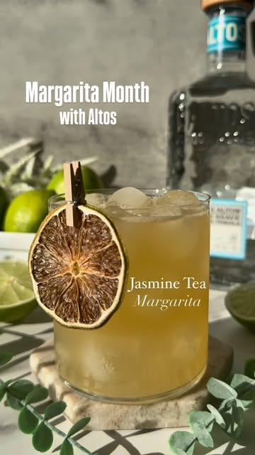 Instagram post by @kristiwithatwist for Olmeca Altos Tequila. Caption reads: Margarita month is in full swing and it’s time to....
