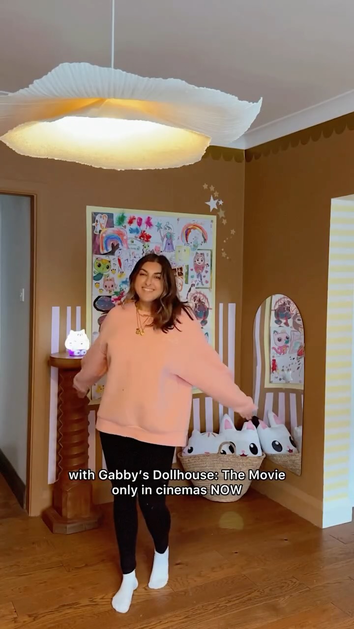 Instagram post by @la_sidhu for The Range. Caption reads: AD Creating our very own home gallery wall....